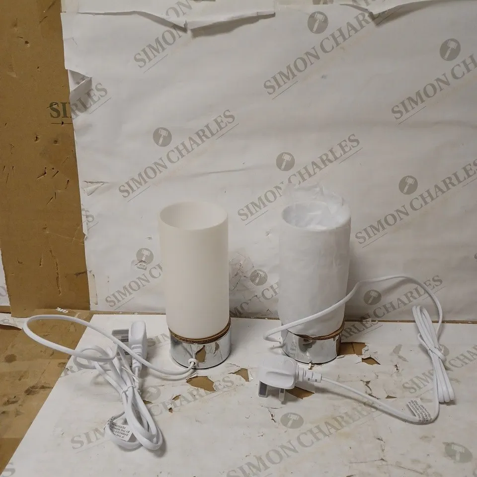 JOHN LEWIS CARA TOUCH LAMP SET OF TWO