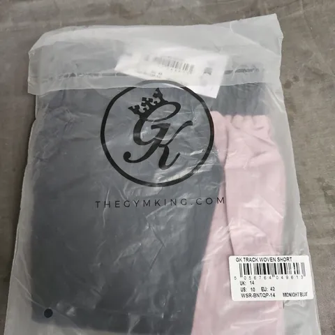 Gym King GK Track Woven Short – Midnight Blue – UK 14