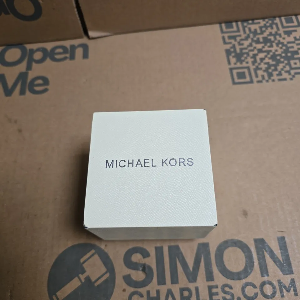 MICHAEL KORS CRYSTAL-EMBELLISHED STAINLESS STEEL WATCH – MK5869