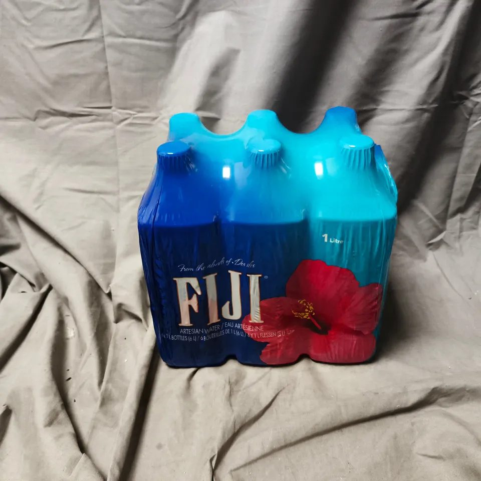 FIJI ARTESIAN WATER – 6 X 1L BOTTLES (BLUE HIBISCUS PACKAGING) - COLLECTION ONLY