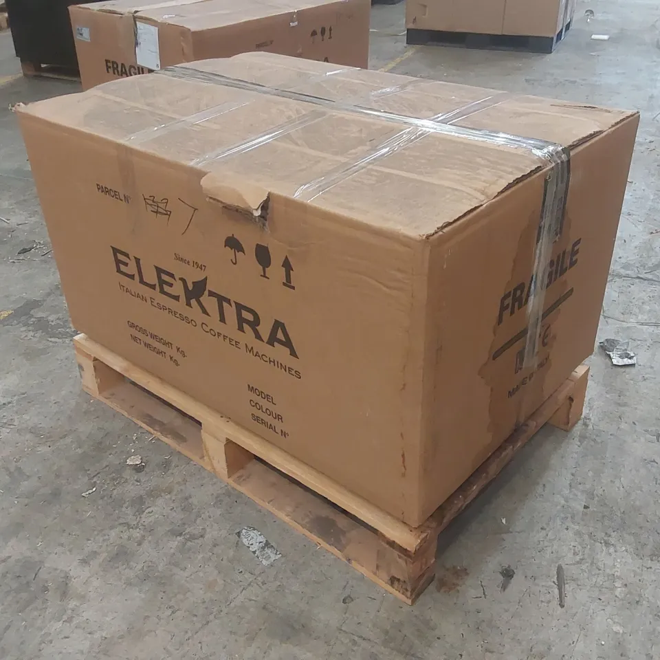 BOXED ELEKTRA WHITE BARLUME 2 GROUP COMMERCIAL COFFEE MACHINE