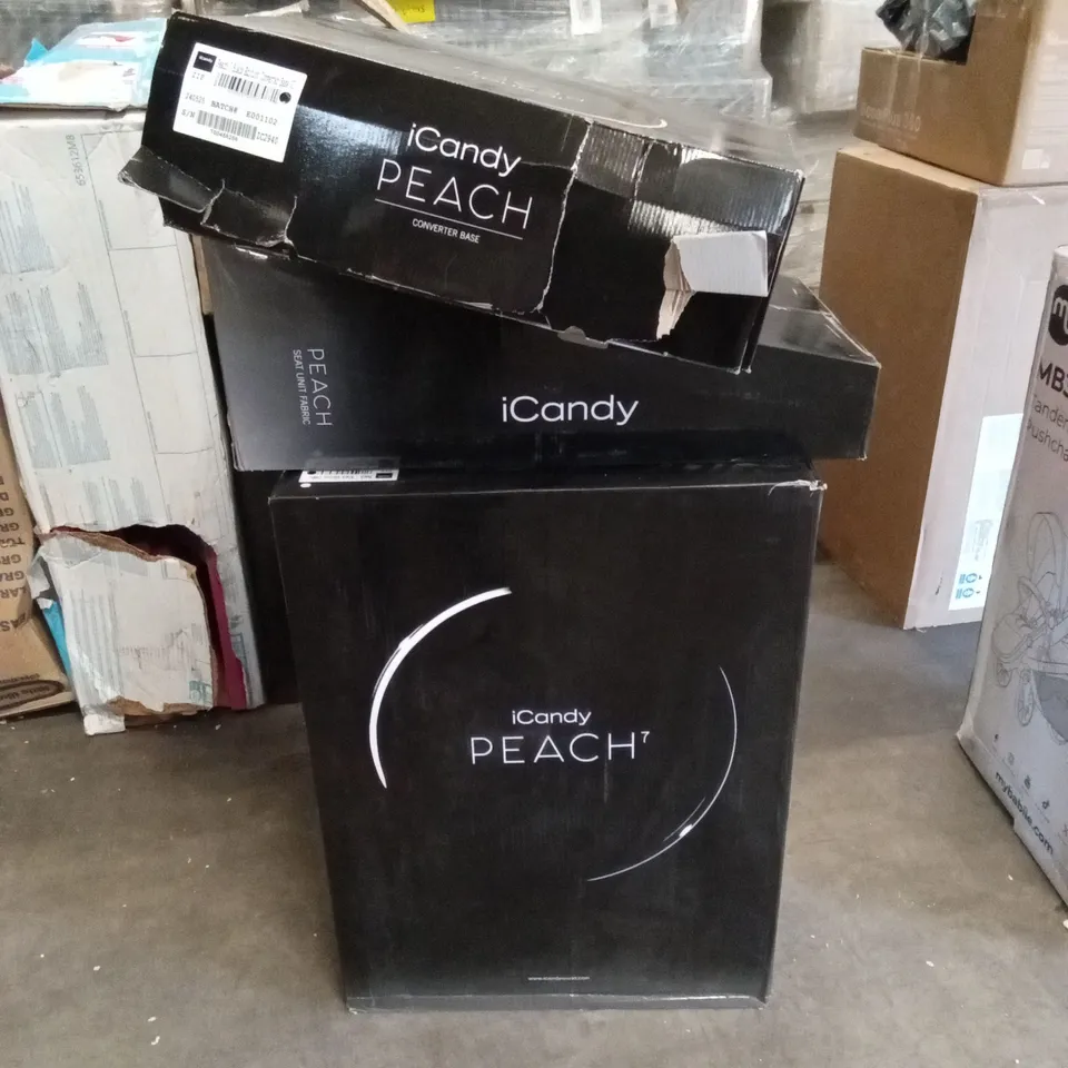 BOXED ICANDY PEACH 7 BLACK EDITION STROLLER (3 BOXES)