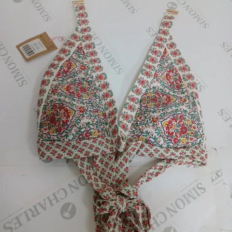 BODEN HALTER BIKINI TOP SIZE 14 