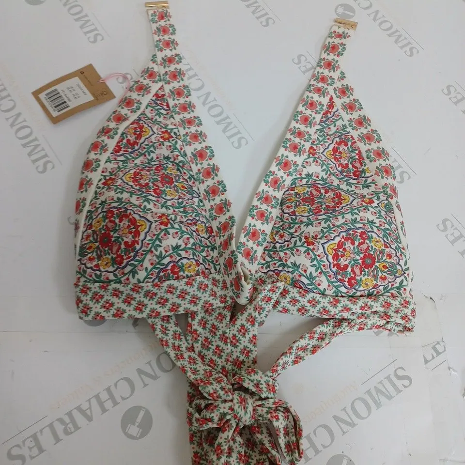 BODEN HALTER BIKINI TOP SIZE 14 