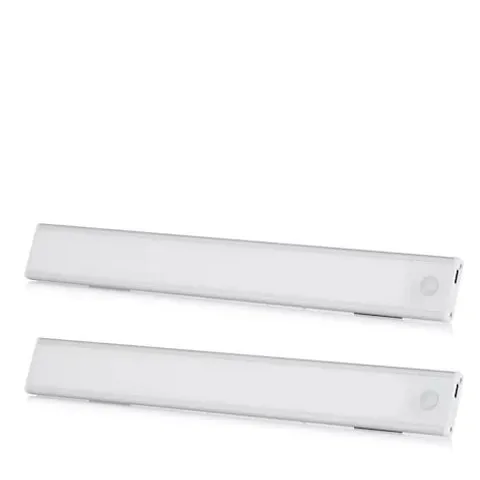 SFIXX RECHARGEABLE MOTION SENSOR LIGHTS X2 - SILVER COLOUR