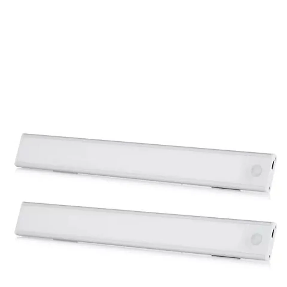 SFIXX RECHARGEABLE MOTION SENSOR LIGHTS X2 - SILVER COLOUR