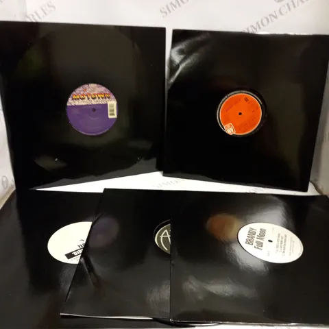 APPROXIMATELY 10 ASSORTED VINYL DISKS FROM VARIOUS ARTISTS TO INCLUDE LL COOL J, KEITH SWEAT, EXELLE ETC