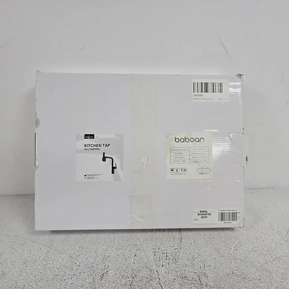 BABOAN KITCHEN TAP WITH FLEXIBLE HOSES – BOXED