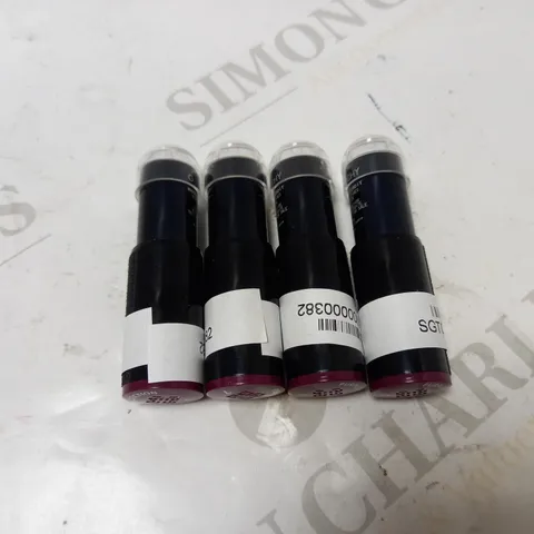 LOT OF 4 GIVENCHY LIPSTICKS - 7 PURPLE FICTION