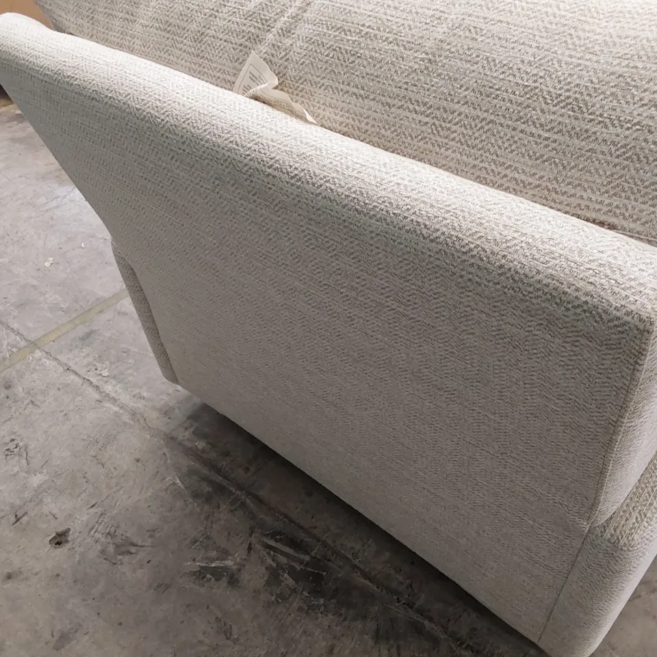QUALITY BRITISH DESIGNER G PLAN STRATFORD EASY CHAIR CHEVRON DOVE FABRIC 