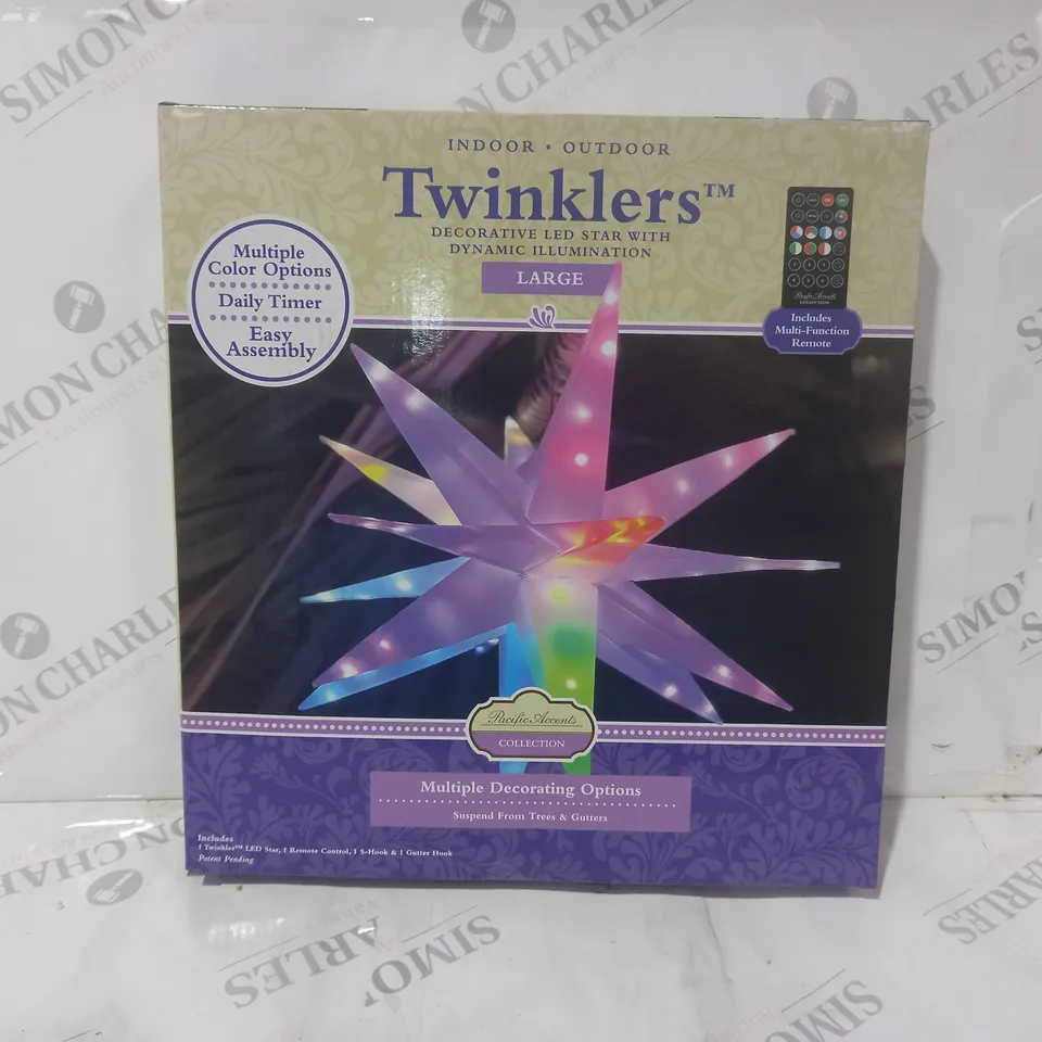 BOXED PACIFIC ACCENTS STAR BURST LIGHT