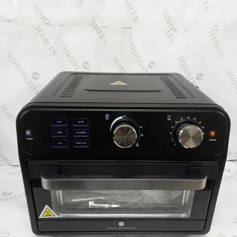 BOXED COOK'S ESSENTIAL 21-LITRE AIRFRYER OVEN IN BLACK