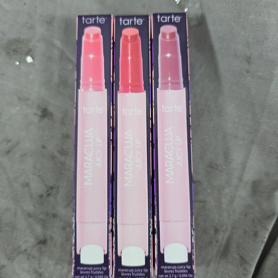 TARTE MARACUJA JUICY LIP GLOSS TRIO – BOXED, 3 TUBES