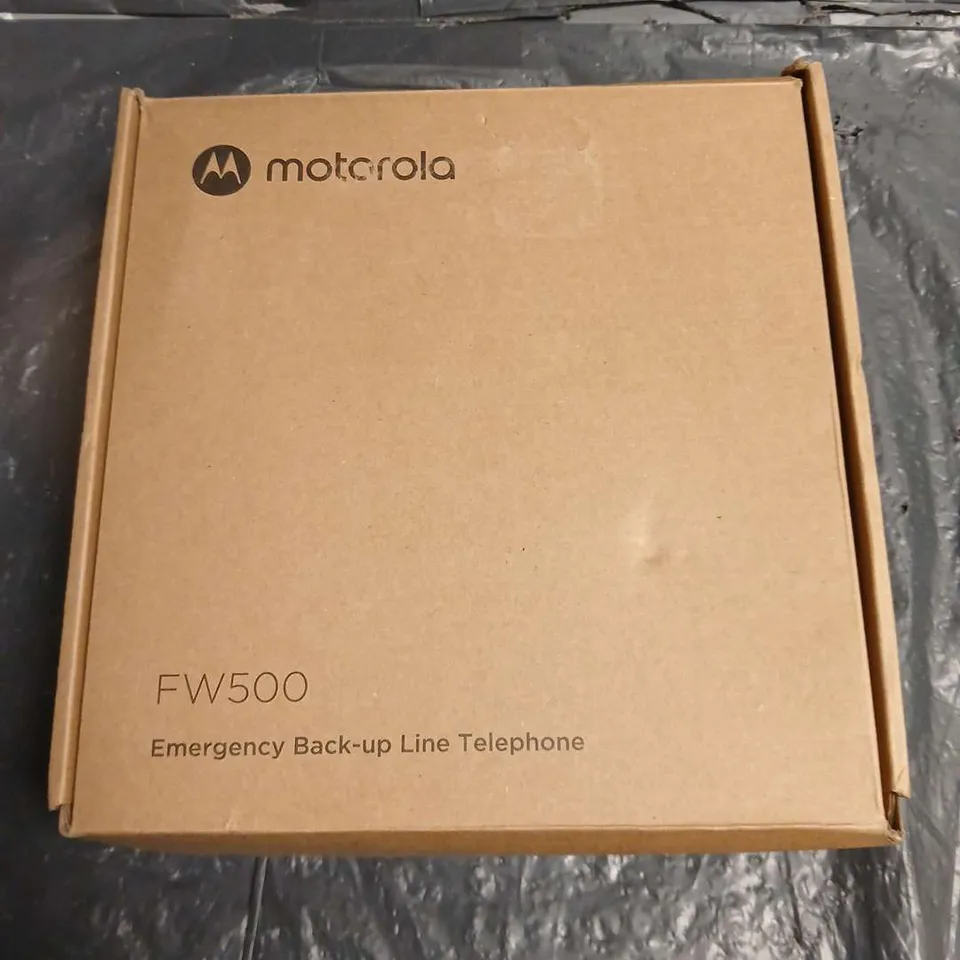 MOTOROLA FW500 EMERGENCY BACK-UP LINE TELEPHONE – BOXED WITH USER GUIDE