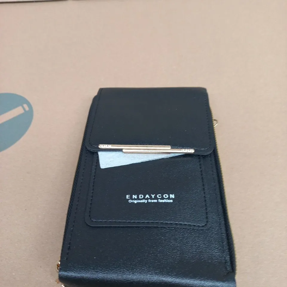 ENDAYCON CARDHOLDER WALLET – NAVY BLUE LEATHER LOOK