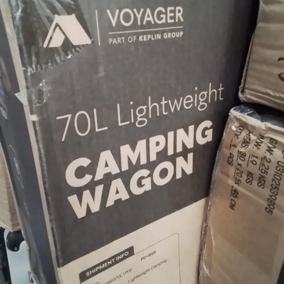 BOXED VOYAGER 70L LIGHTWEIGHT CAMPING WAGON 