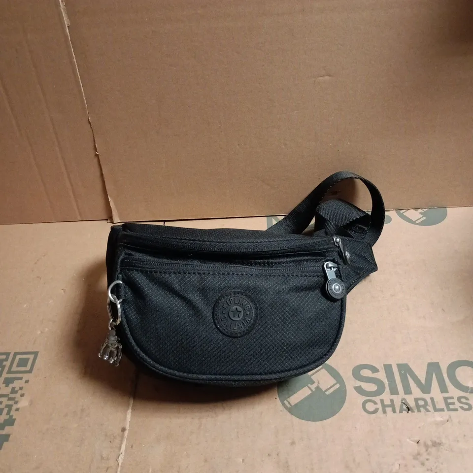 KIPLING LEONA WAIST BAG RIP STOP BLACK