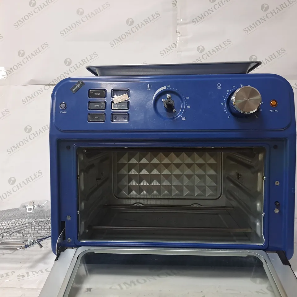 BOXED COOK'S ESSENTIAL 21-LITRE AIRFRYER OVEN IN BLUE 