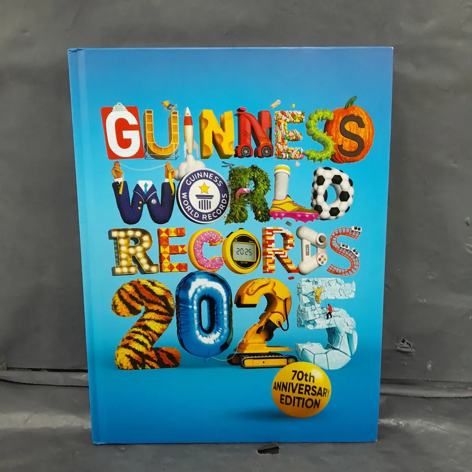 GUINNESS WORLD RECORDS 2025 70TH ANNIVERSARY EDITION BOOK 