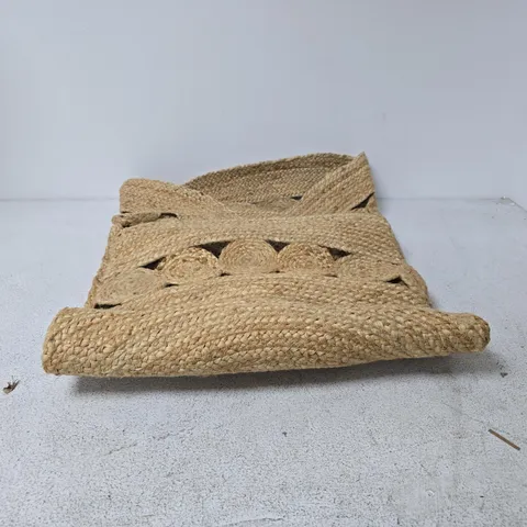 AVGARI BRAIDED JUTE RUG SIZE UNSPECIFIED