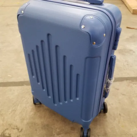 BOXED FCH HARD SHELL TRAVEL SUITCASES - BLUE
