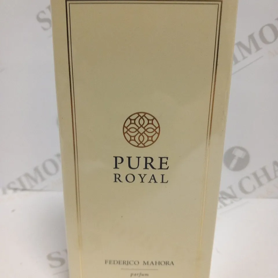 BOXED AND SEALED FEDERICO MAHORA PURE ROYAL PARFUM 50ML