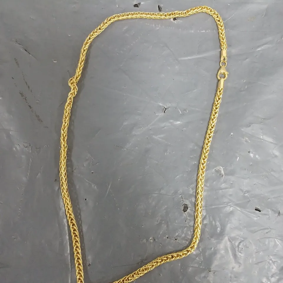 LOVE GOLD 9CT YELLOW GOLD LIGHTWEIGHT ROPE CHAIN RRP £300