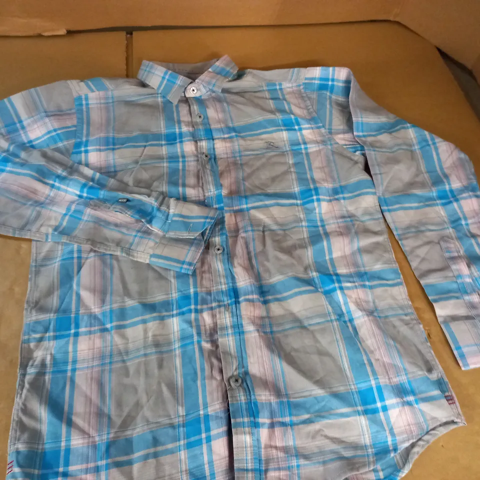 DOOK LONG SLEEVE CHECK SHIRT - XL