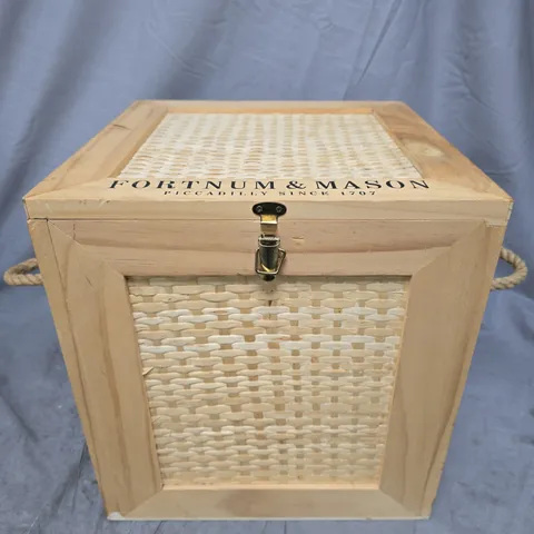 FORTNUM & MASON BRANDED WOODEN STORAGE BOX