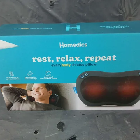 BOXED HOMEDICS EVERYBODY SHIATSU PILLOW