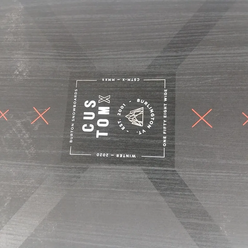 BURTON CUSTOM X WIDE SNOWBOARD – USED