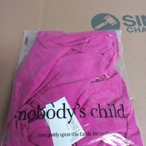 NOBODY'S CHILD NAOMI MIDI DRESS PLAIN – PINK, UK 14 (EU 42)