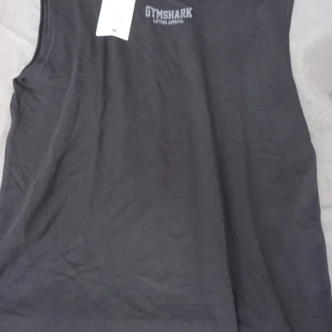 GYMSHARK LEGACY SUMMER TANK IN BLACK SIZE MEDIUM