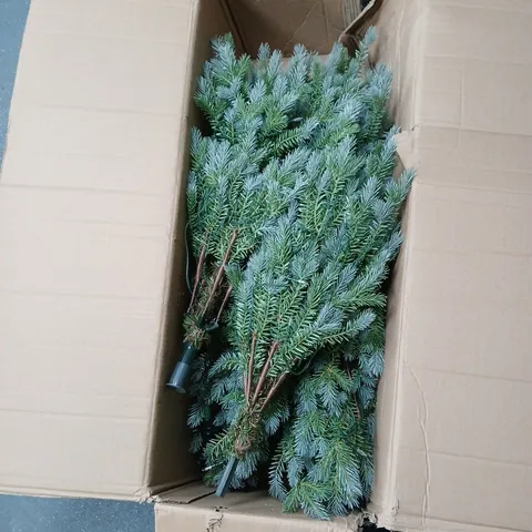 BOXED 6FT ELEGANCE PRE LIT CHRISTMAS TREE - COLLECTION ONLY
