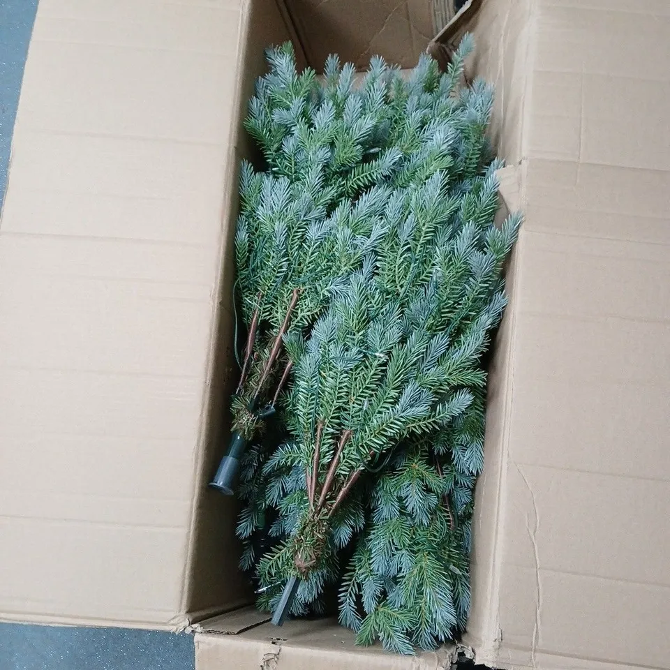 BOXED 6FT ELEGANCE PRE LIT CHRISTMAS TREE - COLLECTION ONLY