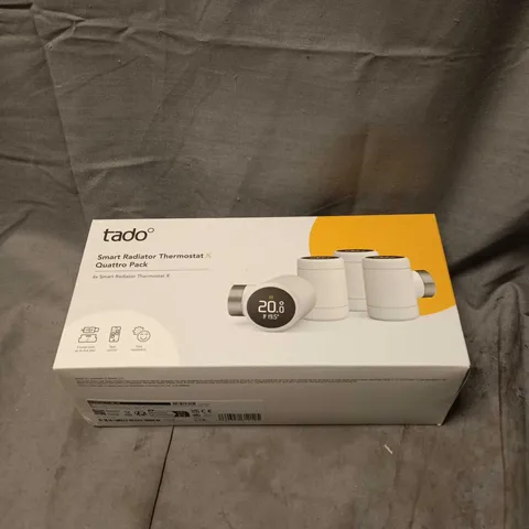 TADO SMART RADIATOR THERMOSTAT X QUATTRO PACK (BOXED)