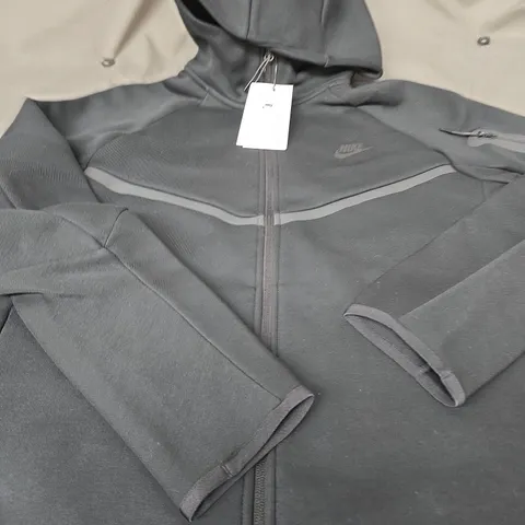 NIKE LOGO TECH FLEECE JACKET - SIZE M 