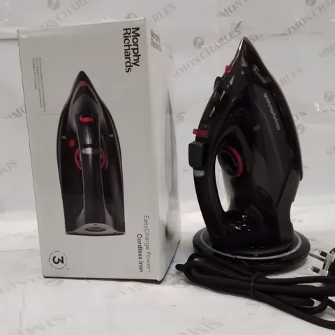 BOXED MORPHY RICHARDS EASYCHARGE POWER+ CORDLESS IRON