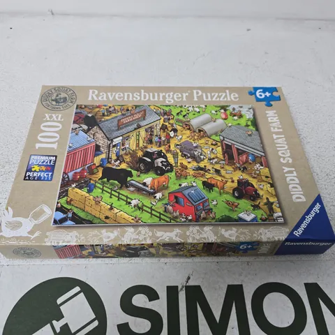 RAVENSBURGER PUZZLE 100 XXL – DIDDLY SQUAT FARM