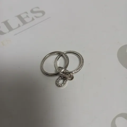 PANDORA HORSESHOE PENDANT WITH RING 
