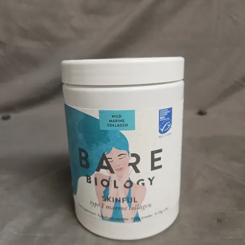 BARE BIOLOGY MARINE COLLAGEN 300G POWDER - 5-10 A DAY 