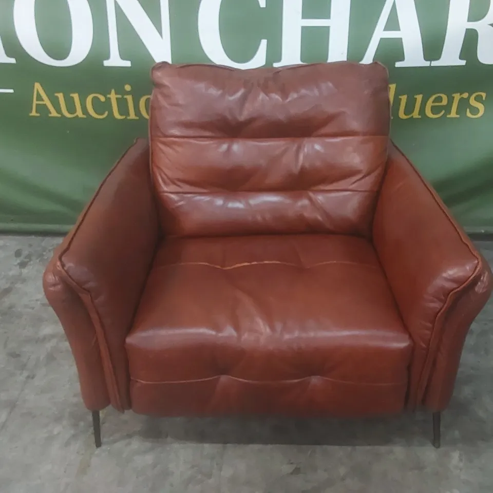 QUALITY DESIGNER ITALIAN MADE BOLZANO ELECTRIC RECLINER LEATHER UPHOLSTERED ARMCHAIR 