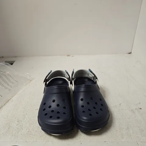 CROCS ALL TERRAIN CLOG – NAVY, UK 3 (EU 36–37) – PAIR WITH TAG