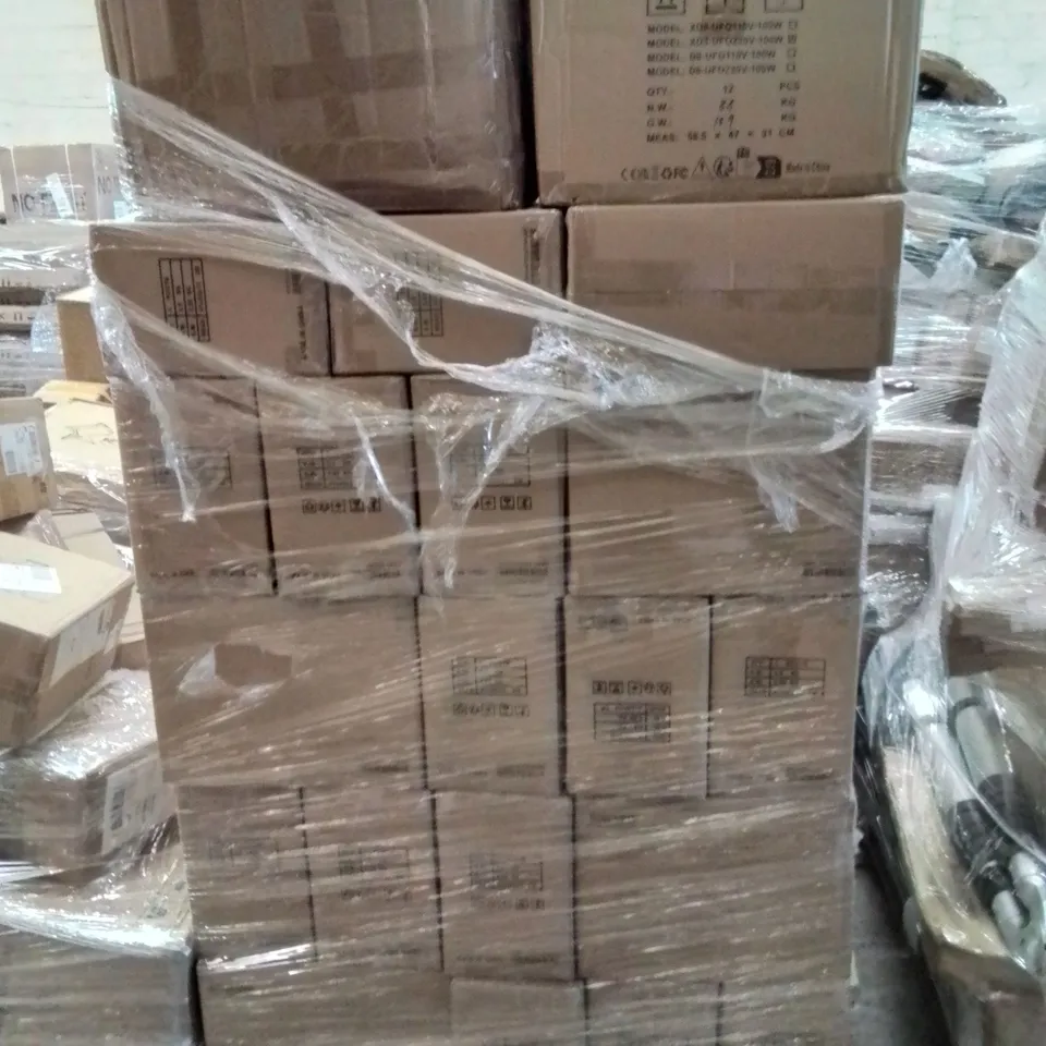 PALLET CONTAINING LARGE QUANTITY OF CAT TREES AND ELECTRIC CAR PARTS