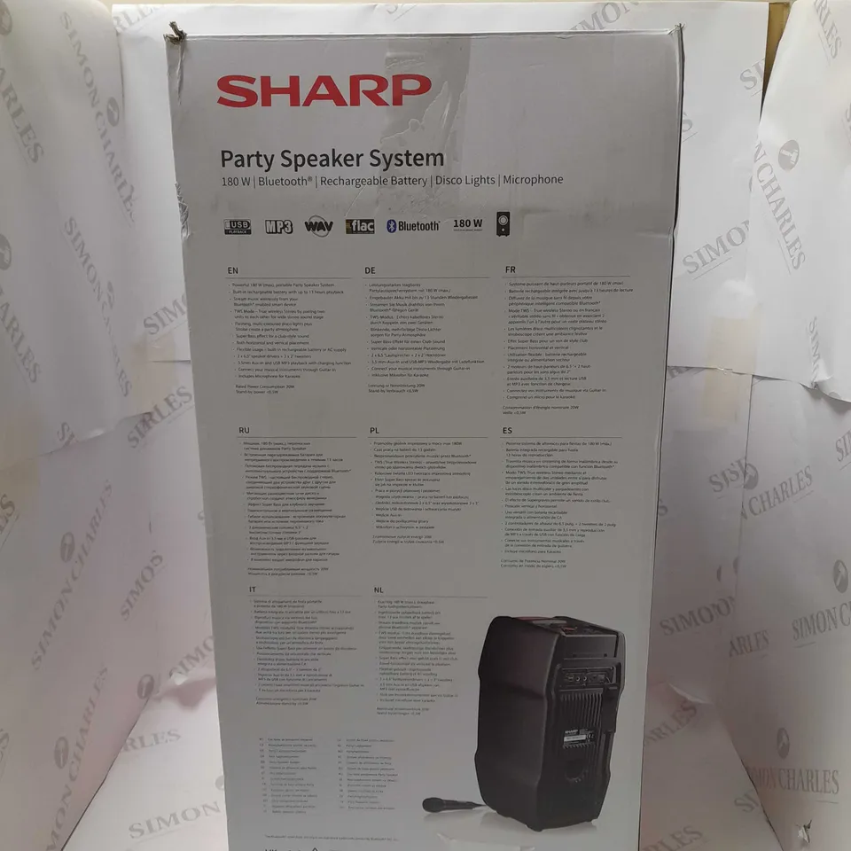 SHARP PARTY SPEAKER SYSTEM PS-929