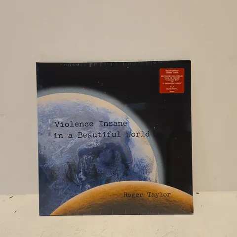 ROGER TAYLOR VIOLENCE INSANE IN A BEAUTIFUL WORLD VINYL SEALED