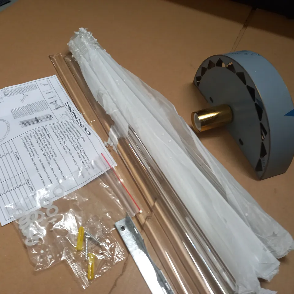 GLASS ROD WALL LIGHT 