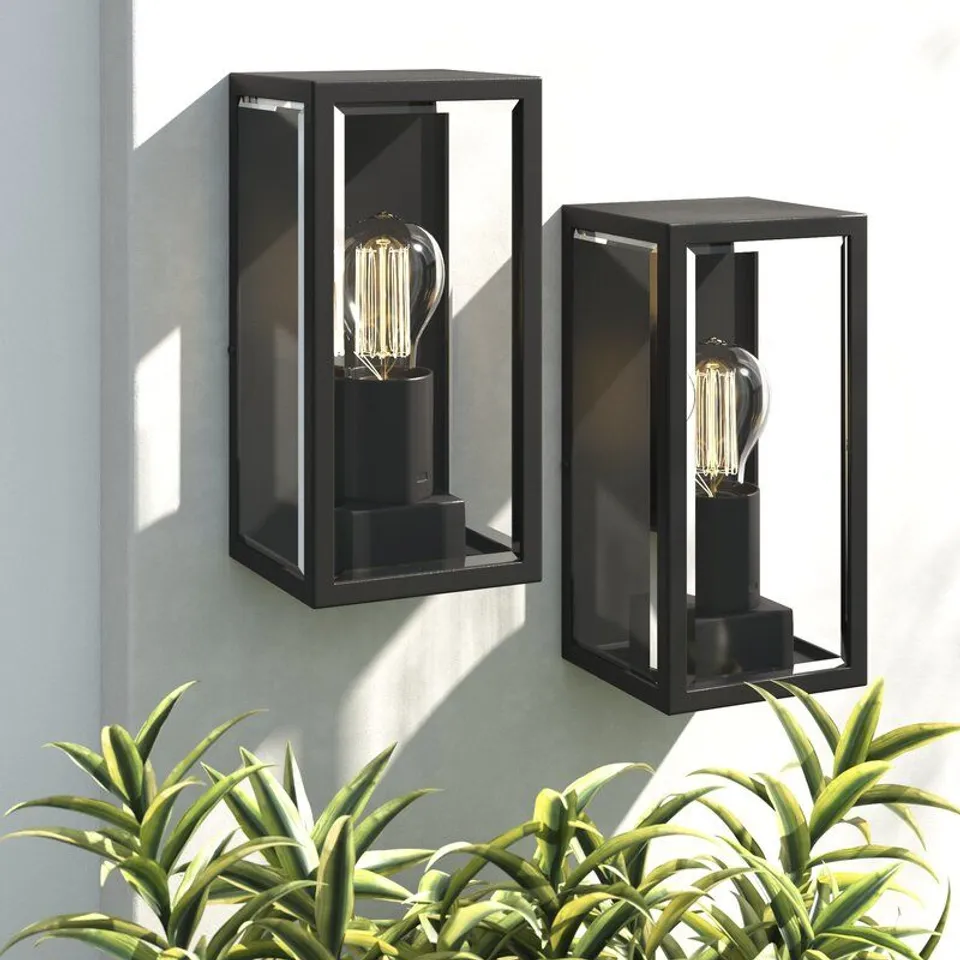 BOXED ARNETTE OUTDOOR FLUSH MOUNT FIXTURE 