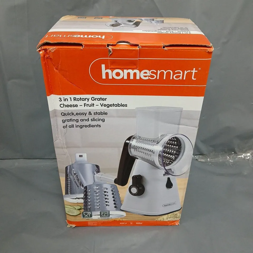 BOXED HOMESMART 3IN1 ROTARY GRATER