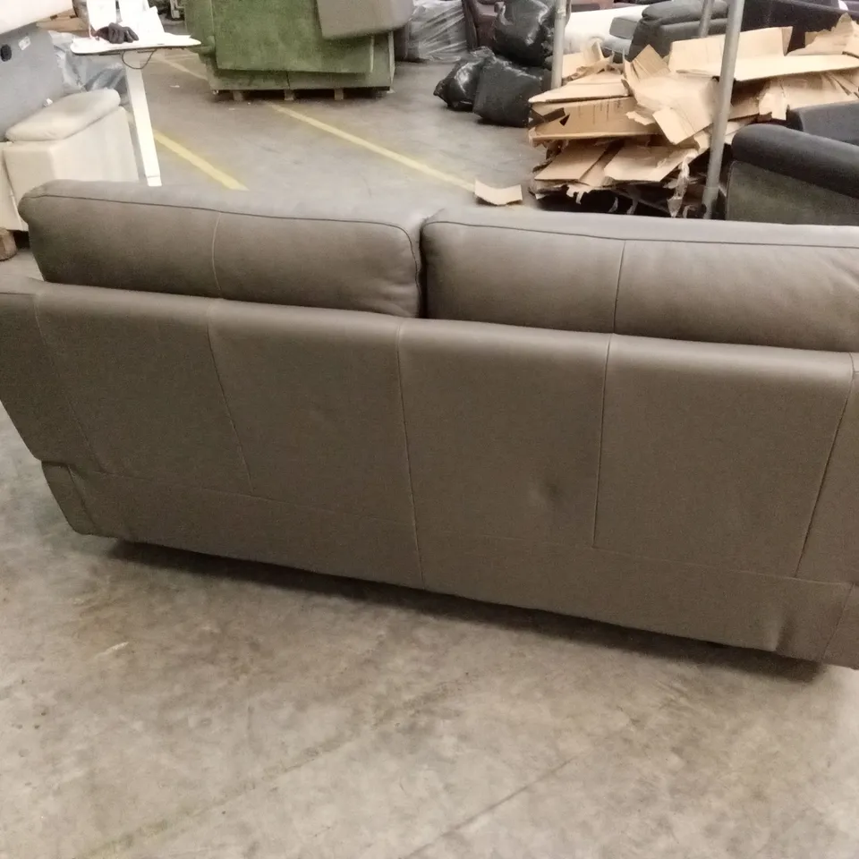 QUALITY DESIGNER ITALIAN MADE PATRIZIO 3 SEATER LEATHER SOFA